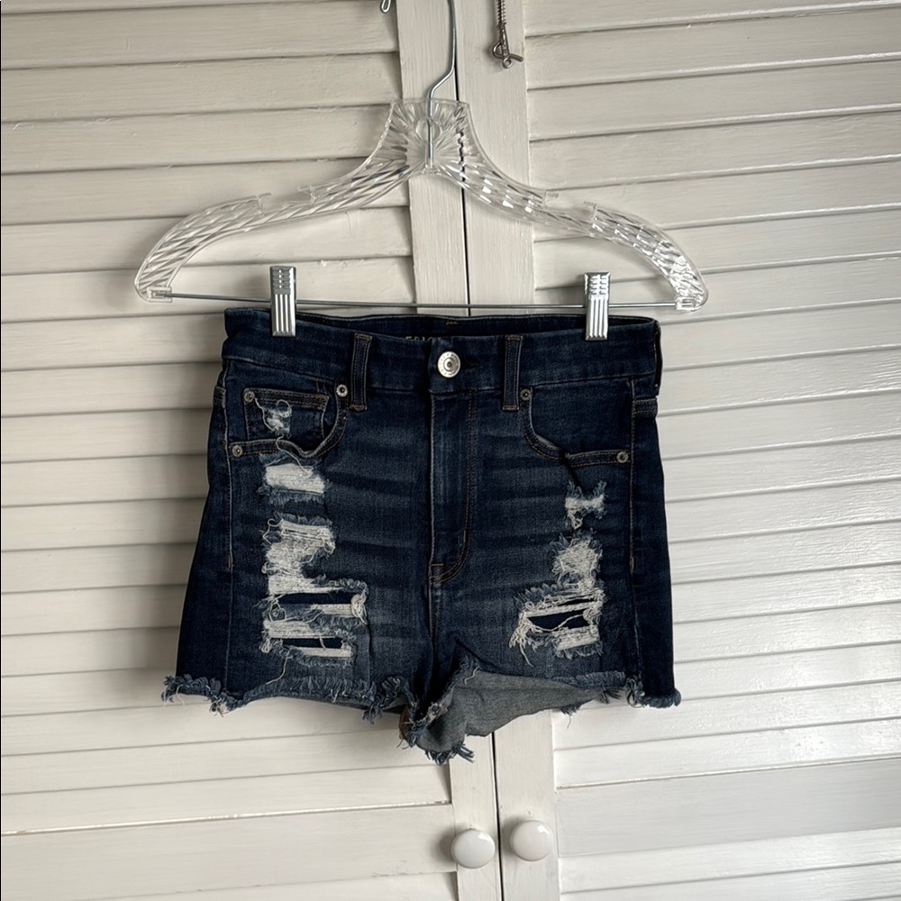 Distressed Denim Women's Shorts